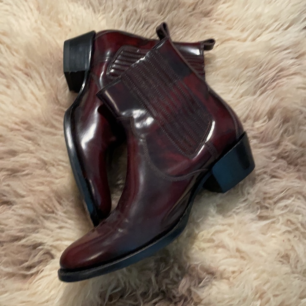 COPY - Frye Burgundy Western / Cowboy Boots